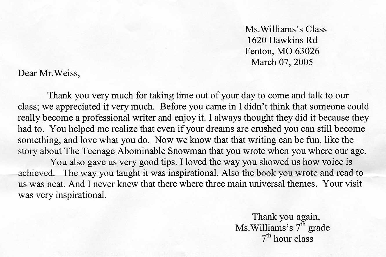 Rockwood School District Letter